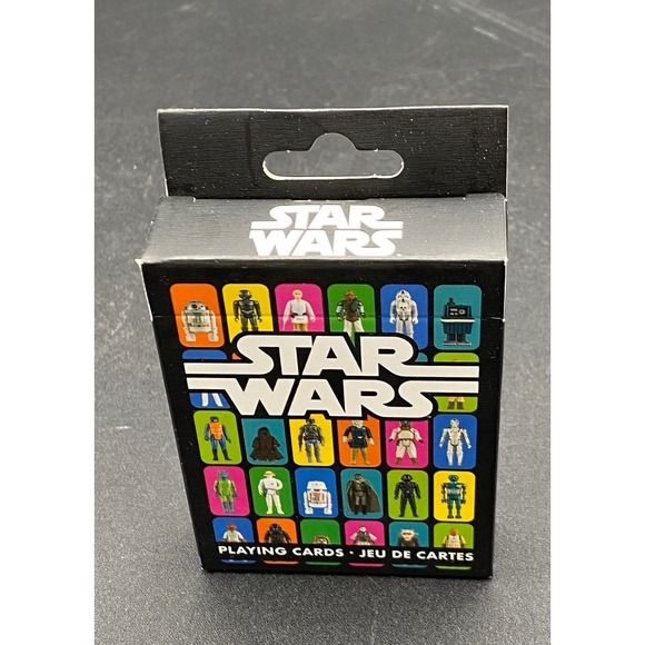 Star Wars Playing Cards Aquarius Vintage Action Figure Collage Deck Disney DT051 - Picture 3 of 5